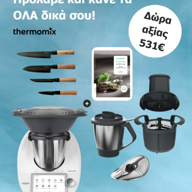 Thermomix TM6 + Mixing Bowl + Cutter + Peeler + Japanese Knives + Cookbook
