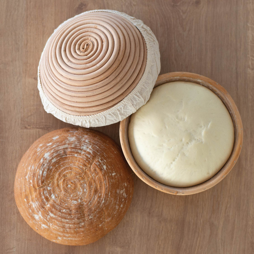 Bread Proofing Rattan Basket